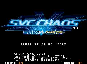 SVC Chaos screenshot 2 for Neo Geo AES